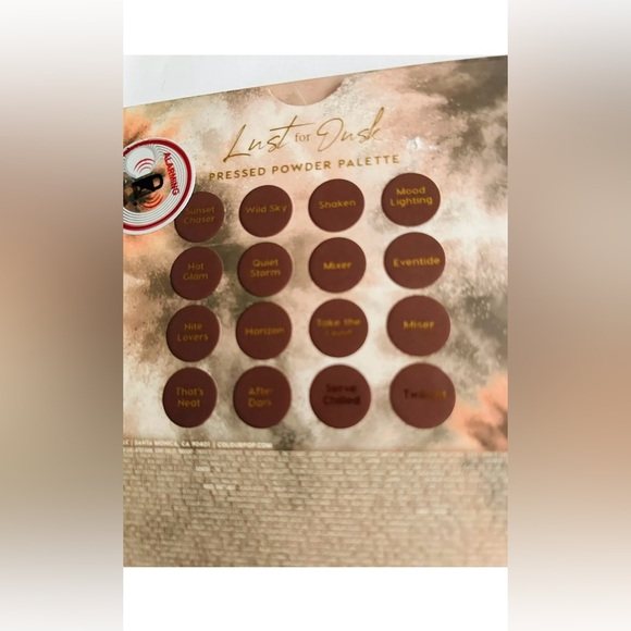 New Colourpop Lust for Dusk Pressed Powder Palette - Picture 10 of 12